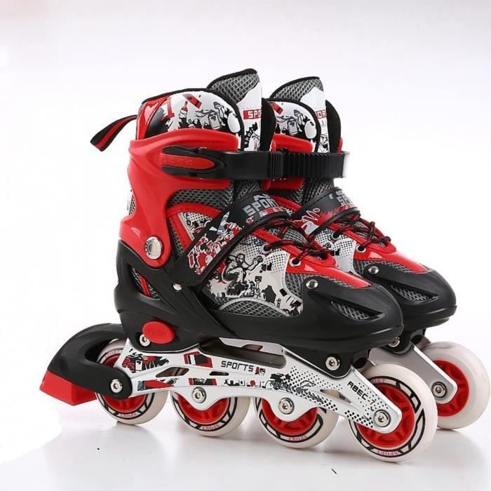 Patins roues align es r glables rollers enfant confortable pour