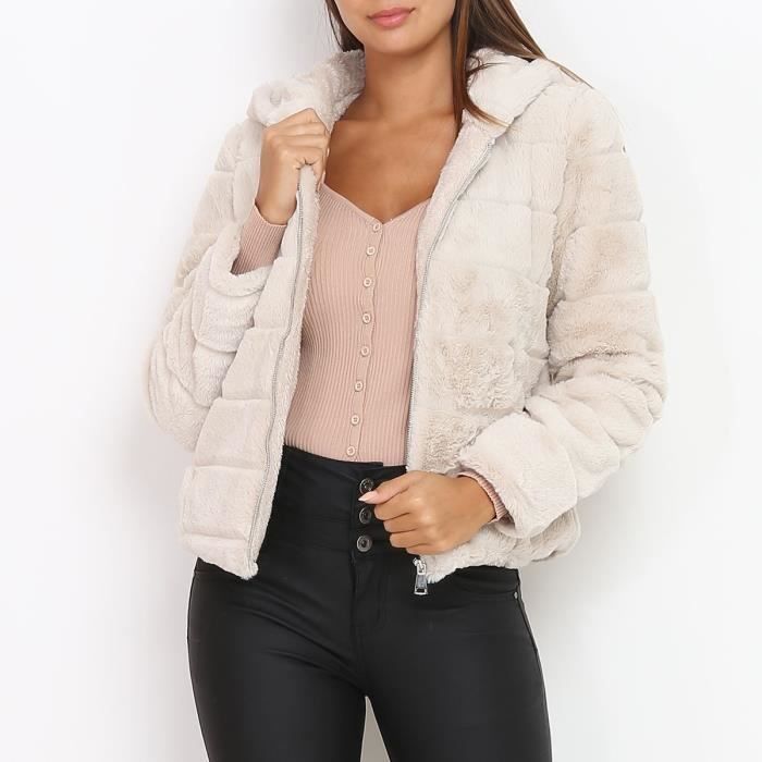 Manteau discount court beige