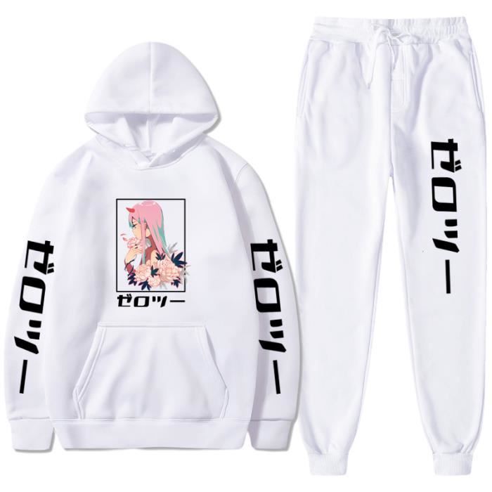 Surv tement Hommes Femmes Sweat Streetwear 2 Pi ces Ensemble