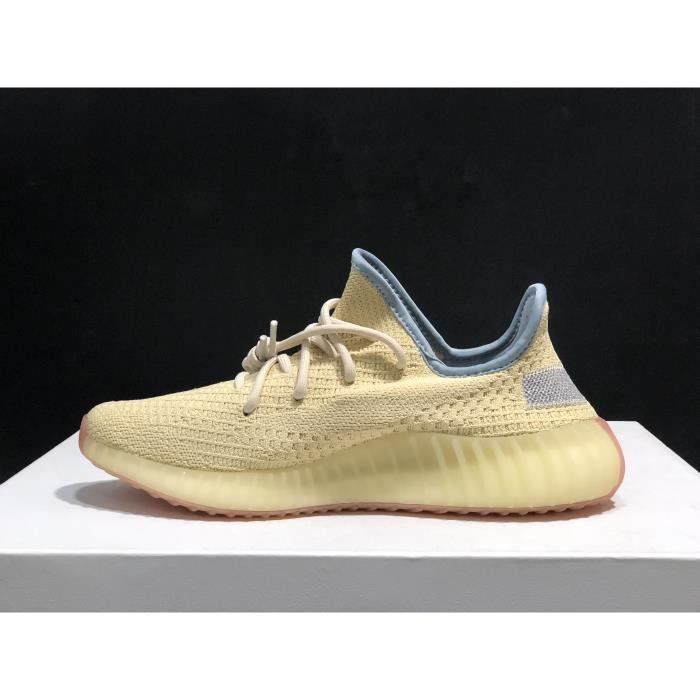 Basket Adidas YEEZY 350 BOOSTS V2 Femme Homme GH5398350 Jaune Cdiscount Chaussures