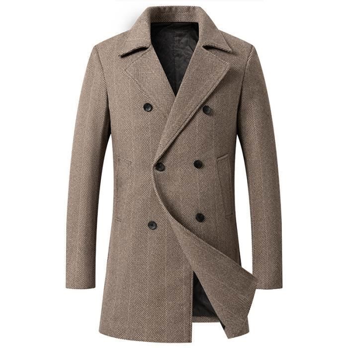 Caban kaki homme new arrivals