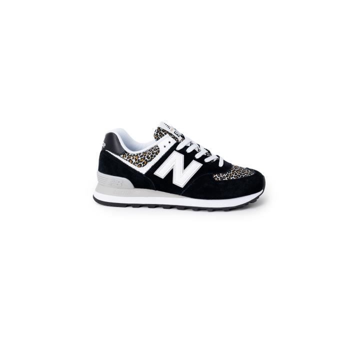 Baskets Femme NEW BALANCE Noir Cuir Imprim animal Hiver