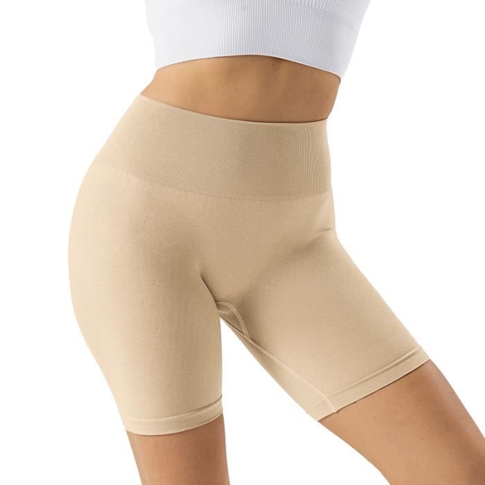 Short beige femme clearance sport