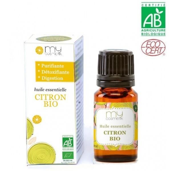 Huile essentielle - Citron BIO - 10 ml avec packaging - Cdiscount Santé -  Mieux vivre
