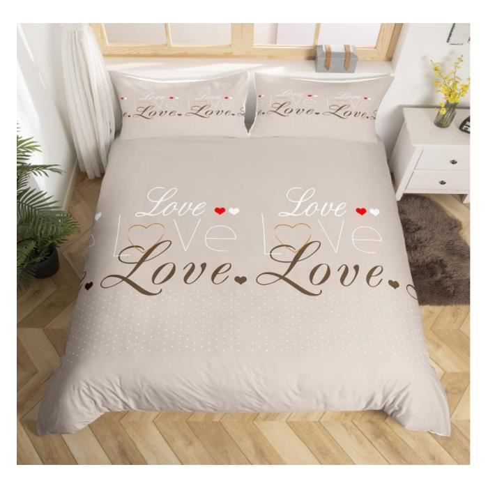 Couette Enfant 'Love Is' – 48x60, Matelassée, Coton Multicolore, Neuve