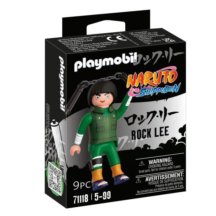 PLAYMOBIL - 71118 - Figurine Rock Lee de Naruto Shippuden