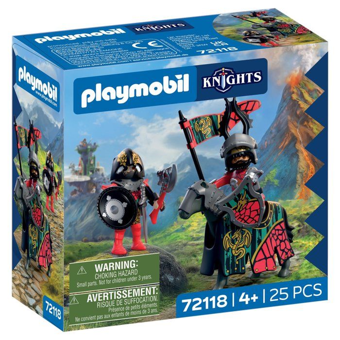 Playmobil Knights 72118 Chef des Chevaliers du Dragon - vue 1