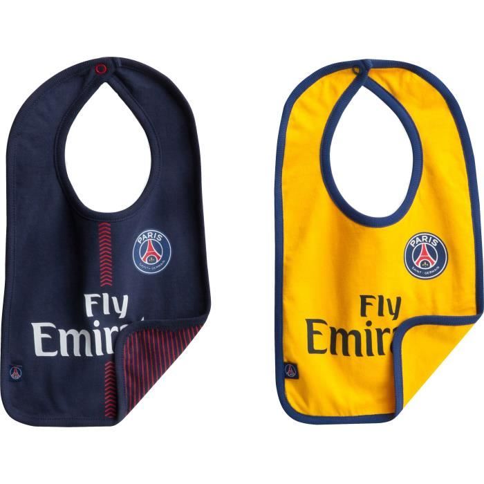 Bavoir b/éb/é PSG Collection Officielle PARIS SAINT-GERMAIN Body Maillot Fly Emirates