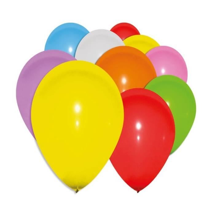 Lot de 10 Ballons de baudruche sérigraphiés 40 ans, Diam. 28 cm , pour déco  anniversaire - Ballon baudruche - Creavea