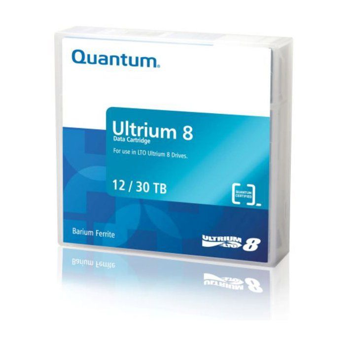 Cartouche de données LTO Quantum - Capacité 1280 To (Natif) / 32 To (compressé) - Longueur de la bande 960 m