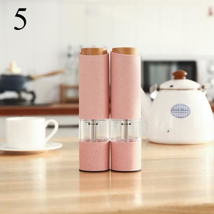 Moulin à poivre électrique rechargeable avec lumière LED - Moulin à