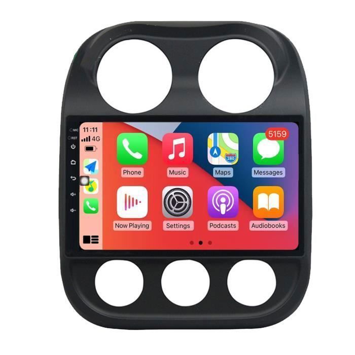 Autoradio GPS Bluetooth pour Jeep Compass Patriot 2010 2016 CarPlay
