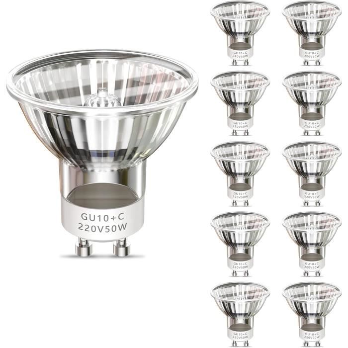 Lot De 5 Ampoules Halogènes G4 75W 230V - Blanc Chaud, Dimmable, Culot 2 Pins
