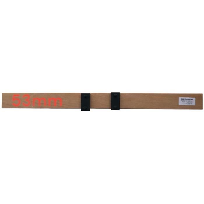 latte 73 cm 730 x 53 x 8 mm 7 plis, latte pour lit sommier bz clic clac cadre siege SCM Créations