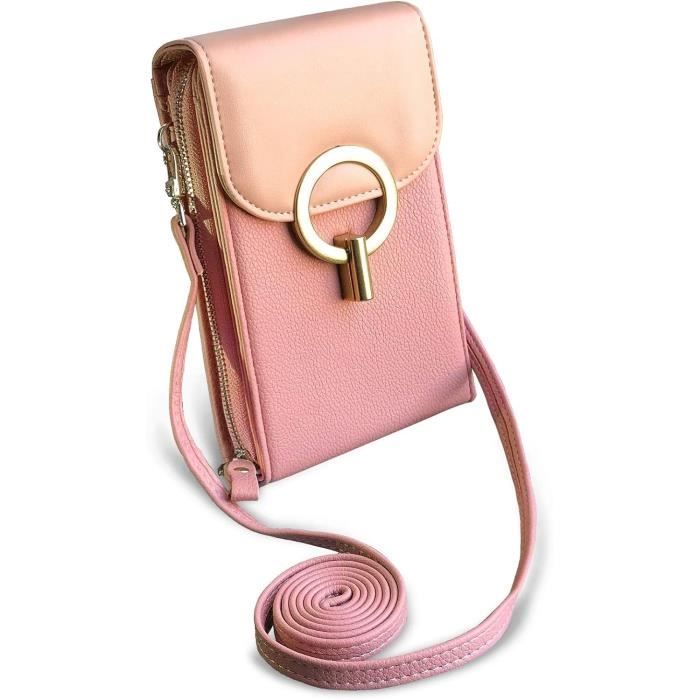 Petit Sac Banane Bandoulière Pour Femme - Multi-poches - Pour Téléphone Et Portefeuille
