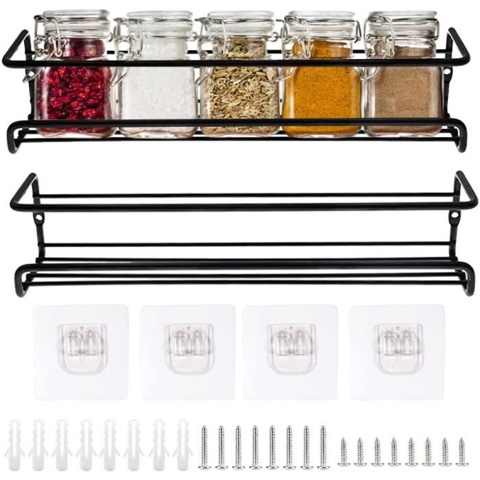 Étagère Murale En Bois Rustique – Lot De Rangements Pour Cuisine, Salle De Bain