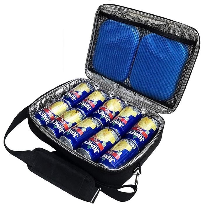 Red Suricata Petit Sac Isotherme Repas Mini Glacière Mince et Plate