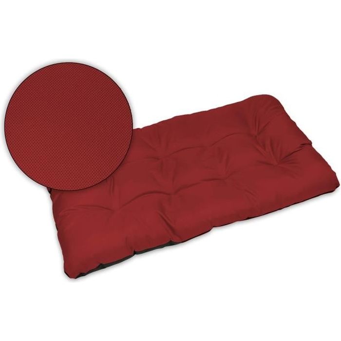 Comparer les prix de SuperKissen24 Tapis pour Chien Coussin pour Chien Petit Moyen et Grand - Matelas Chien Lavable et Imperméable - Bourgogne M
