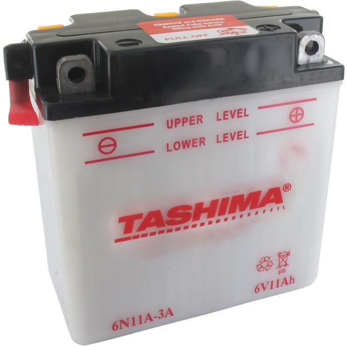 Batterie moto 6N11A-3A 6V 11Ah - Batterie(s)