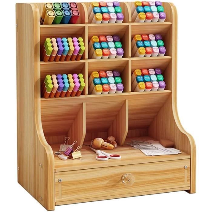 Bibliothèque Portable En Bois Réglable - Organiseur Multifonction Pour Bureau, Cuisine, Salon - Design Compact En Bambou