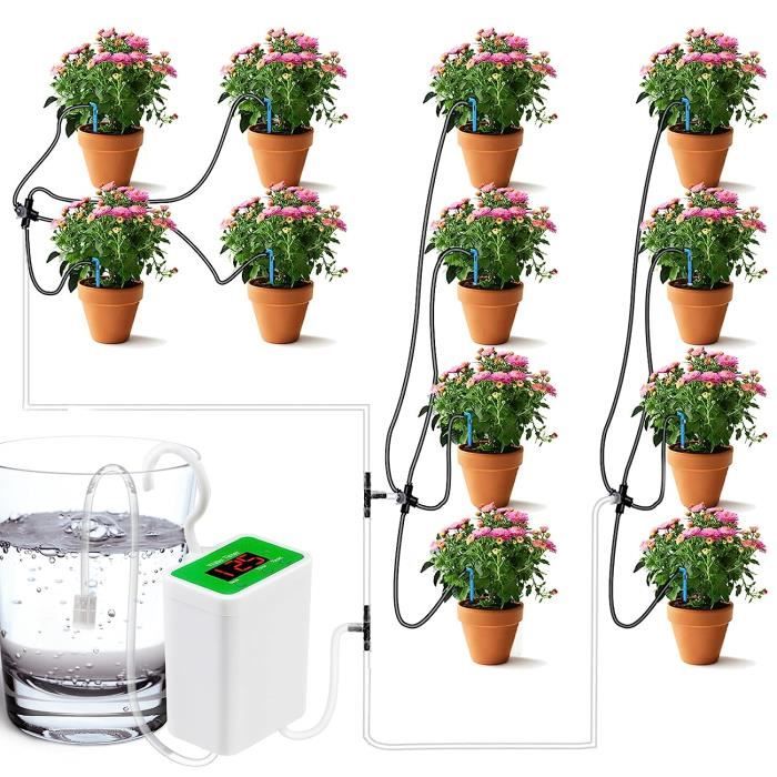 Système D'Arrosage Automatique Kollea - Programmable 60 Jours USB-C - Pour Plantes D'Intérieur