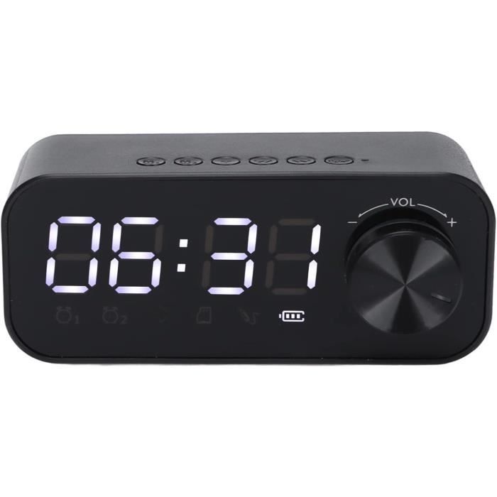 Station De Chargement 3 En 1 Horloge Haut-Parleur Réveil - Charge Double Bluetooth Radio (Bleu)