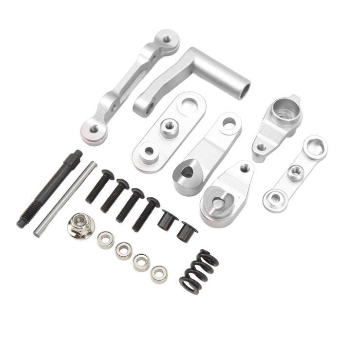 Ensemble Direction Aluminium Roulements + Maillons Rouges Pour Tamiya TT01 – Upgrade Durable Et Précis