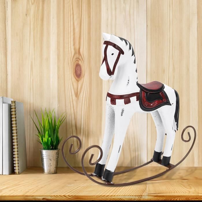 Cheval bascule en bois VVIKIZY Sculpt et peint la main