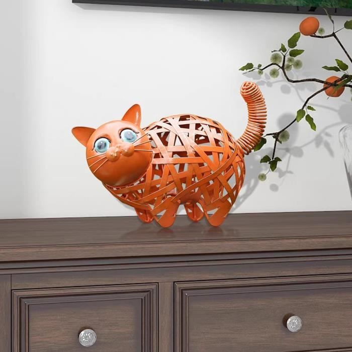 Figurine De Chat Sur Les Toilettes En Résine, Décoration De Maison, Maison De Poupée