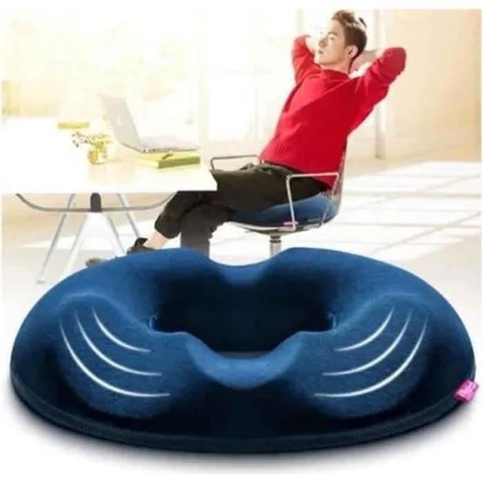 Coussin d'Air Gonflable Coussin d'Assise 3D Anti-Vibration pour Fauteuil Roulant de Chaise de Bureau