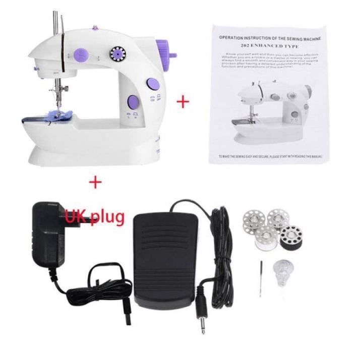 Mini Machine à Coudre Portable électrique - Alimentation Piles Ou USB, Pour Réparations Rapides, Débutants