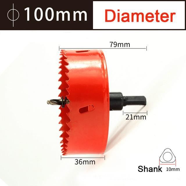 Scie cloche,100mm M42Scies En Cloche Bimétallique M42, Outils Manuel