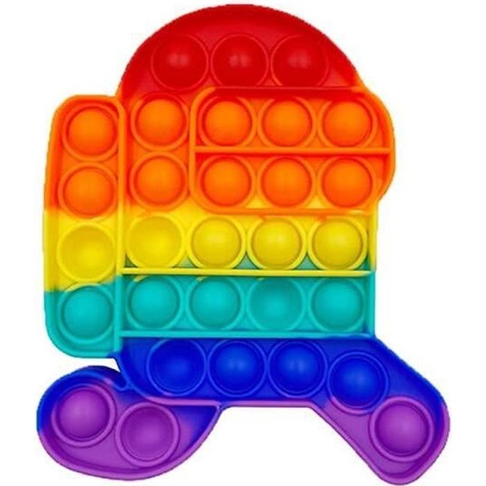 Pop It Multicolore : Anti stress, jeu ou support d'apprentissage.