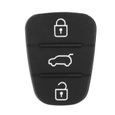 5pcs clé de remplacement en caoutchouc shell pad 3 boutons Fit pour Hyundai Fit pour Kia (sans lettre) - BOYOU-1