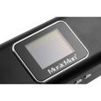 Enceinte Technaxx MusicMan MA Display Sound Station - Noir - Lecteur MP3 - Radio - Carte micro SD - Port USB-1