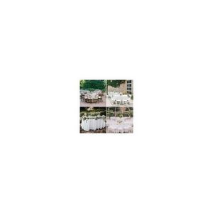 Nappes Jetables Transparentes - Lot De 6 | 137x274 Cm | Plastique PEVA | Pour Fêtes, Mariages, Pique-niques