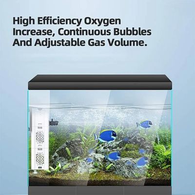 Mini Pompe à Air USB Pour Aquarium - Bulleur Silencieux Et économe (1W) Avec Pierre à Bulles - Pour Bassin D'eau Douce, Eau Salée, Hydroponie - Facile à Installer - 13