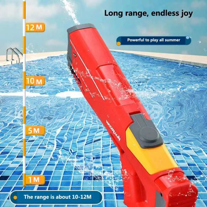 Vert A - Grand pistolet à eau électrique automatique, jouet pour enfants, jeux de plage en plein