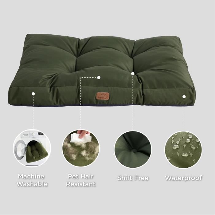 Siège Auto Pour Chien Ownpets - Rehausseur Imperméable 59x54x40 Cm, Avec Laisse De Sécurité
