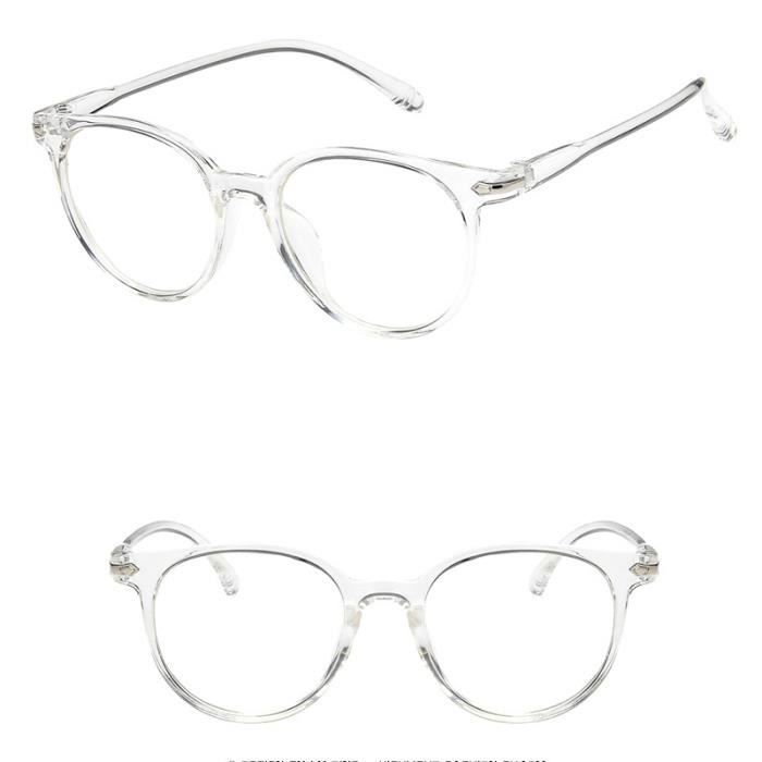 Lunette hot sale transparent homme