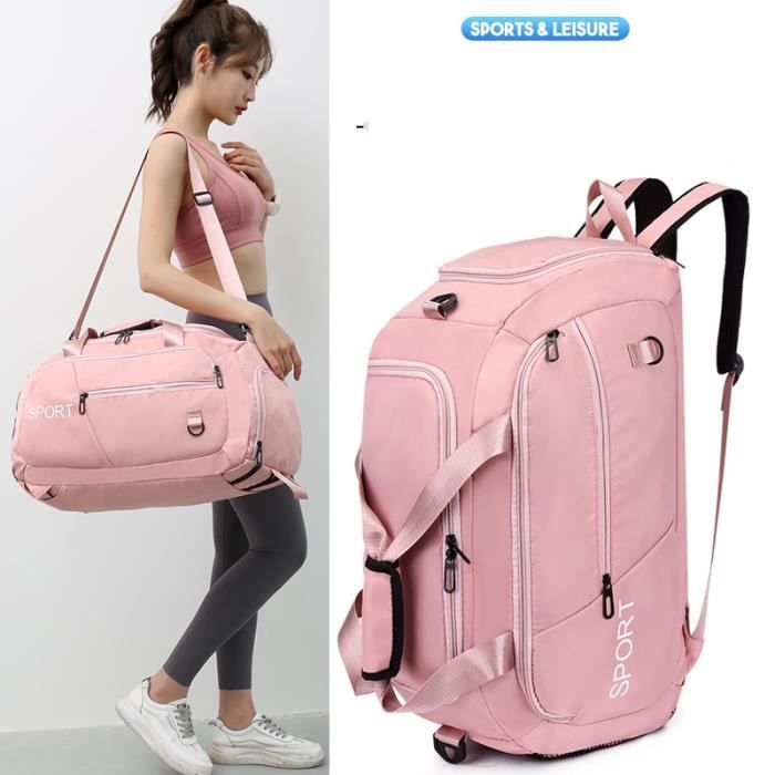 Sac de voyage rose Sac de voyage etanche pour hommes et femmes sac a main de