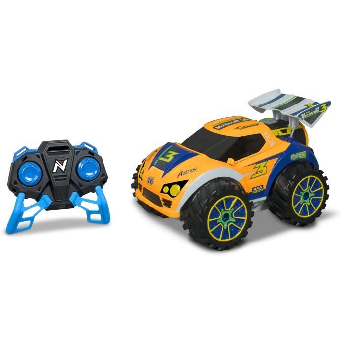 Voiture Telecommandee NIKKO NANO VAPORIZR Orange Amphibie 4x4 33cm 15km h 2.4Ghz 10 joueurs Enfant 8 ans Cdiscount Jeux Jouets