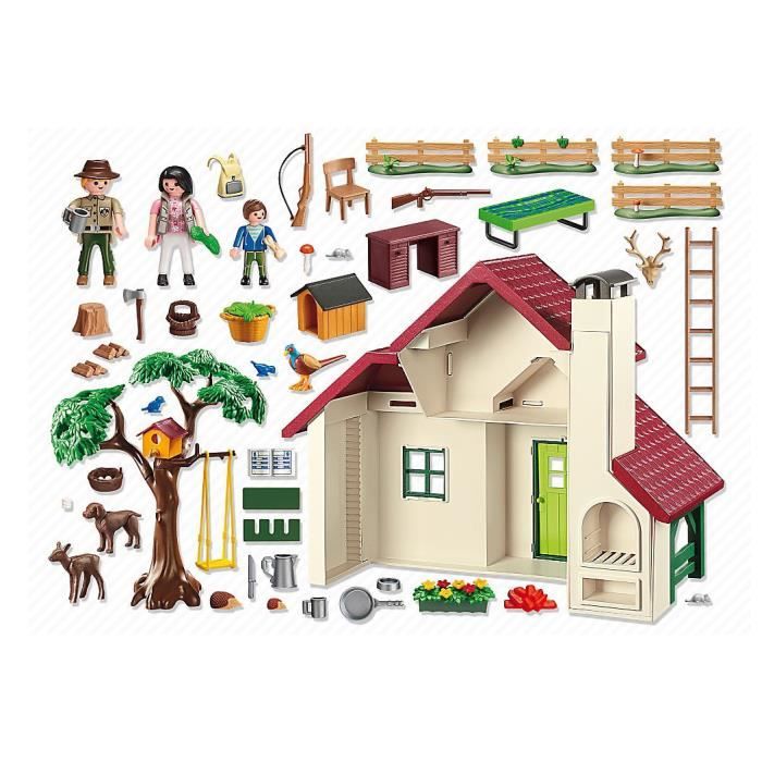 Maison shop forestière playmobil
