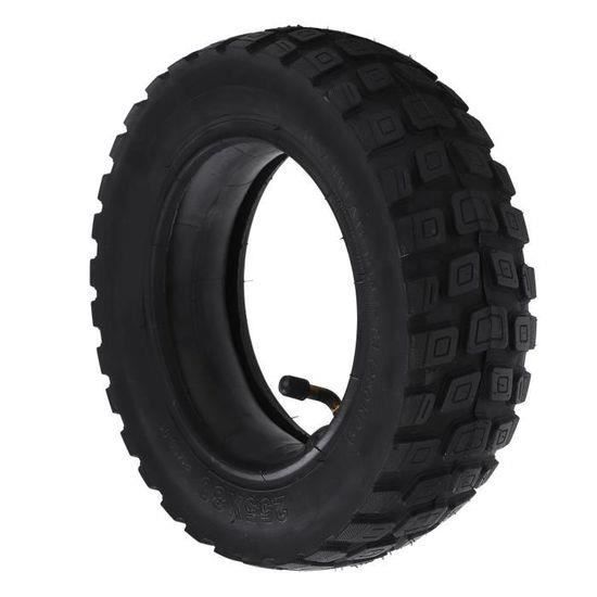 Kit Pneu + Chambre à Air 10 X 3.0 (255 X 80) Pour Trottinette KuKirin G2 Max Et G2 Pro – Caoutchouc Résistant, Adhérence Renforcée
