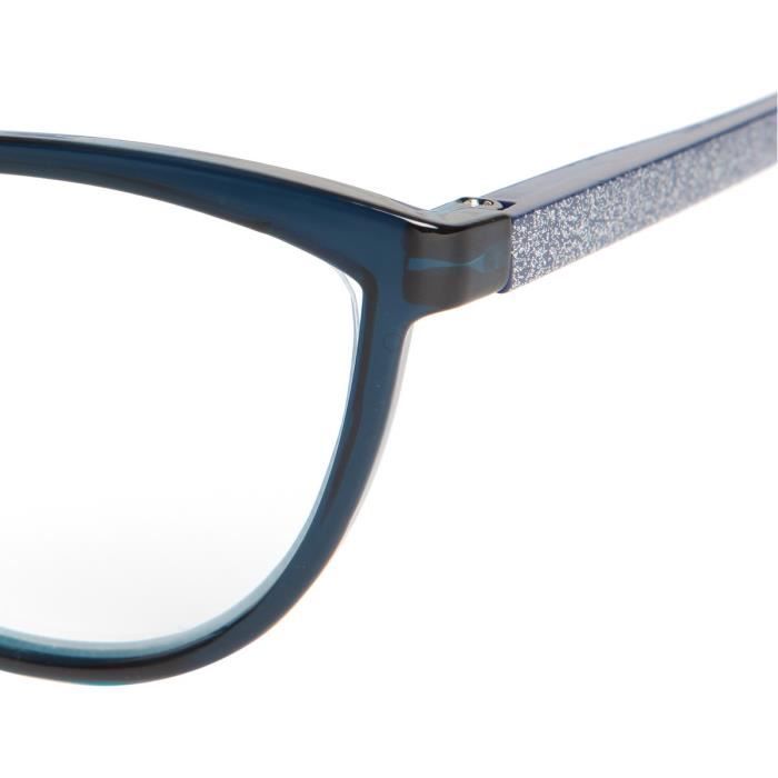 NINA CASARI Loupe Agatha Nina Casari Dioptrie 1 00 Bleu Achat Vente lunettes de lecture Cdiscount