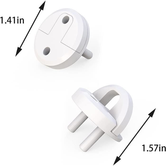 36pcs (30 caches prises Électrique 6 clés) pour Enfant Sécurité avec Mécanisme Tournant pour