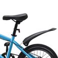 Vélo pour enfant de 18 pouces - Bleu - VTT - Avec garde-boue et réflecteurs - Vélo pour enfant garçon - Vélo de montagne-2