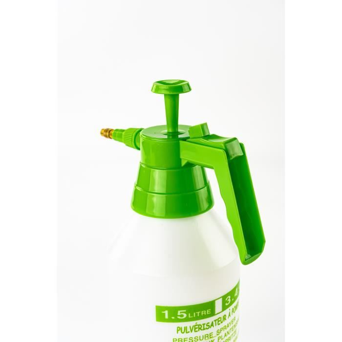 OFFIDIX Flacon pulvérisateur en verre à pression pour plantes de jardin ou  nettoyage - 0,4 l - Avec buse réglable - Vert93 - Cdiscount Jardin