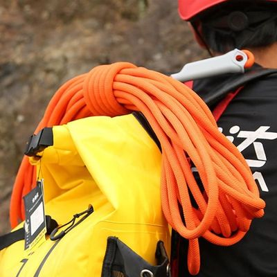 Corde Escalade Nylon 20m - Corde Statique 8mm Avec Mousqueton Pour Sauvetage & Outdoor