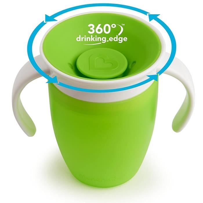 Gobelet anti-fuite bebe 1er age | Tasse d¿apprentissage tout-petit en  silicone | Verre 360 magique enfants| Vaisselle sans BPA 